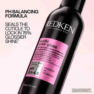 REDKEN ACIDIC COLOR GLOSS CTIVATED GLASS GLOSS TREATMENT 237ML