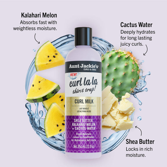 Aunt Jackie's Curls & coils Curl La La Thirst Trap Curl Milk 354ml