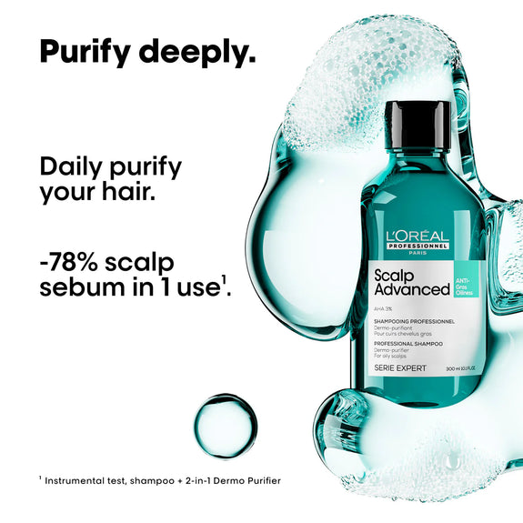 L'Oreal Professionnel Serie Expert Scalp Advanced Anti-Oiliness Dermo-Purifier Shampoo 300ml