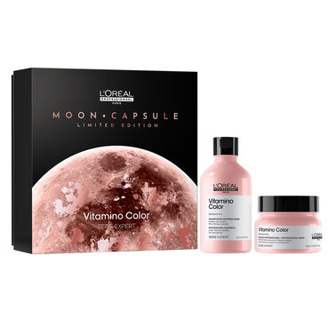 L'ORÉAL PROFESSIONNEL SERIE EXPERT VITAMINO COLOR DUO GIFT SET FOR COLOUR RADIANCE & SHINE SHAMPOO 300ML MASK 250ML