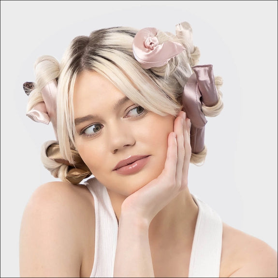 KITSCH Satin Wrapped Flexi Rods - 6pc Set