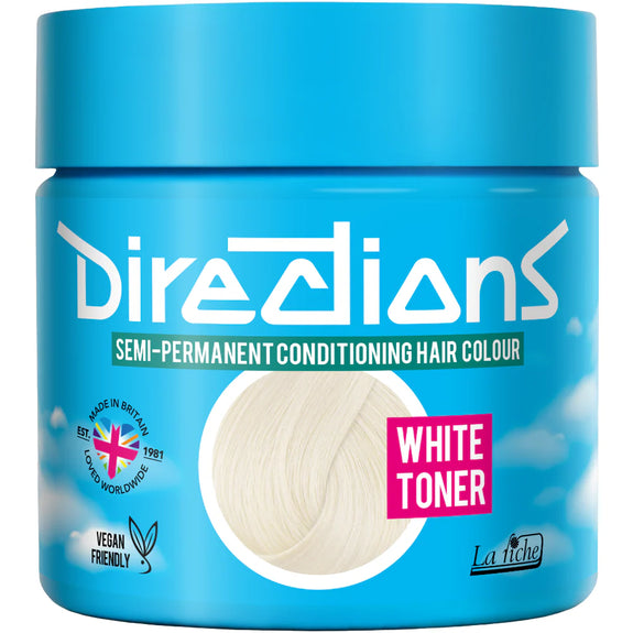 DIRECTIONS White Toner Semi-permanent hair colour 100ml