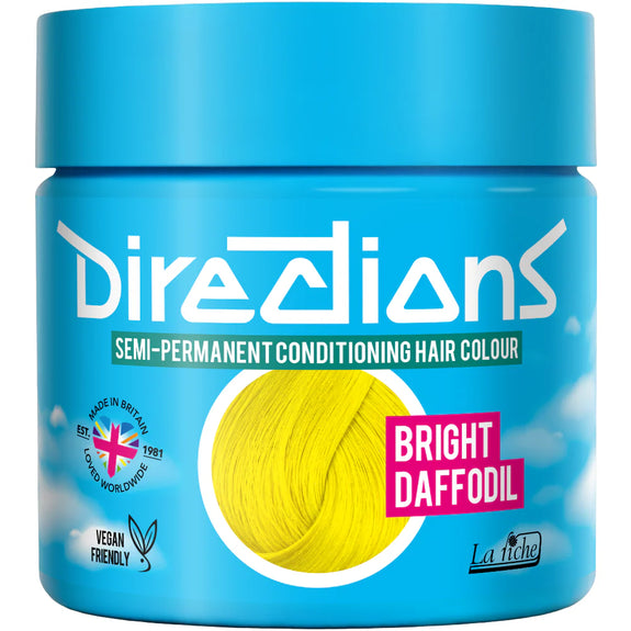 DIRECTIONS Bright Daffodil Semi-permanent hair colour 100ml