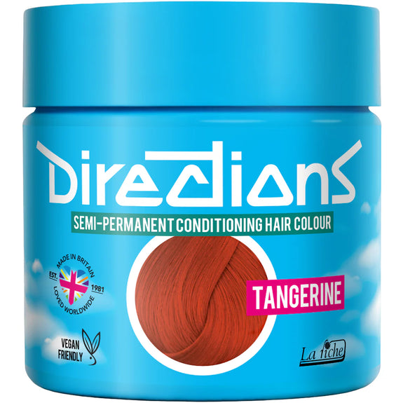 DIRECTIONS Tangerine Semi-permanent hair colour 100ml