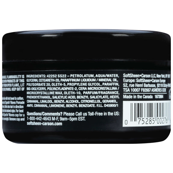 Sportin' Waves Moisturizing Hair Pomade with Wavitrol III, 3.5 oz