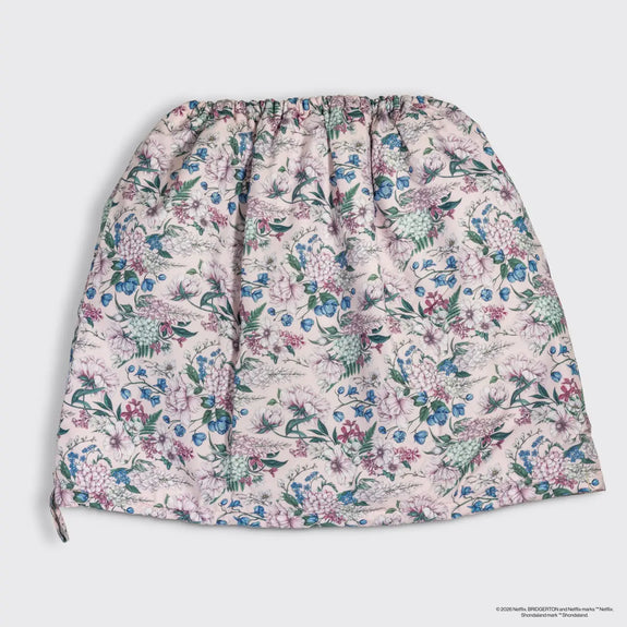 Kitsch Bridgerton X Satin-Lined Flexi Shower Cap in Wisteria