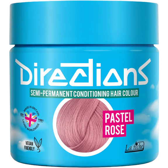 DIRECTIONS Pastel Rose Semi-permanent hair colour 100ml