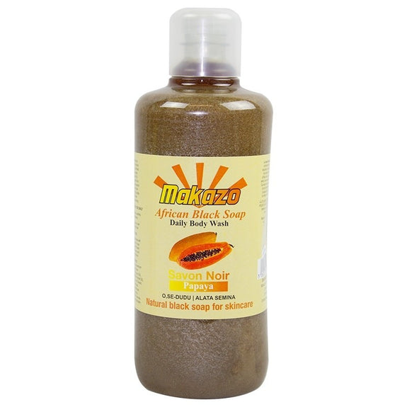 Makazo African Black Soap - Papaya 977ML