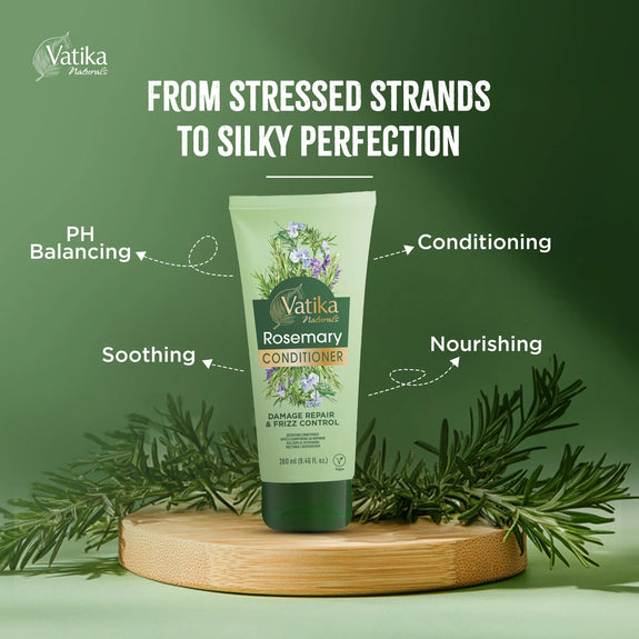 Vatika Natural Rosemary Conditioner Damage Repair & Frizz Control  - 280gm