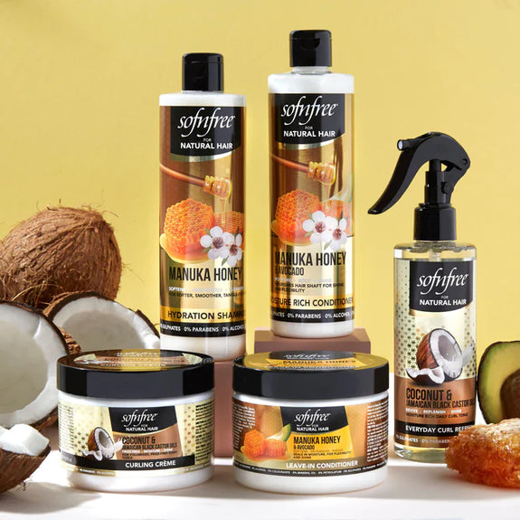 SOF'N'FREE EVERYDAY CURL REFRESH WITH COCONUT & JAMAICAN BLACK CASTOR OILS 240ML