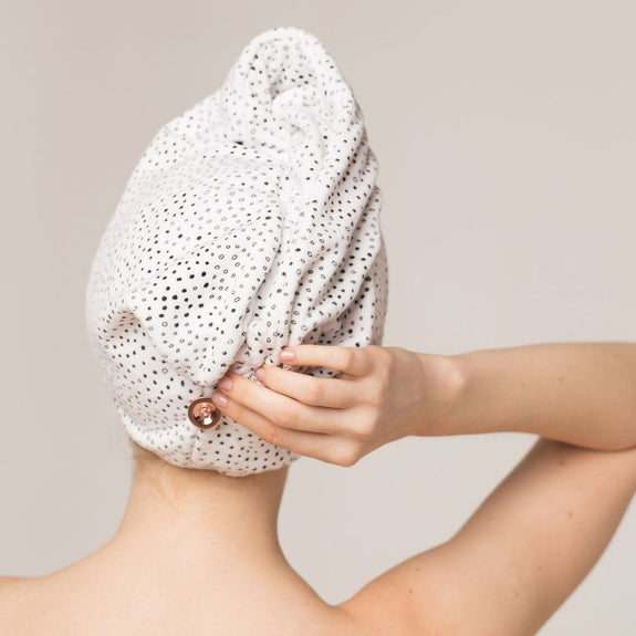 KITSCH Quick Dry Hair Towel - Micro Dot