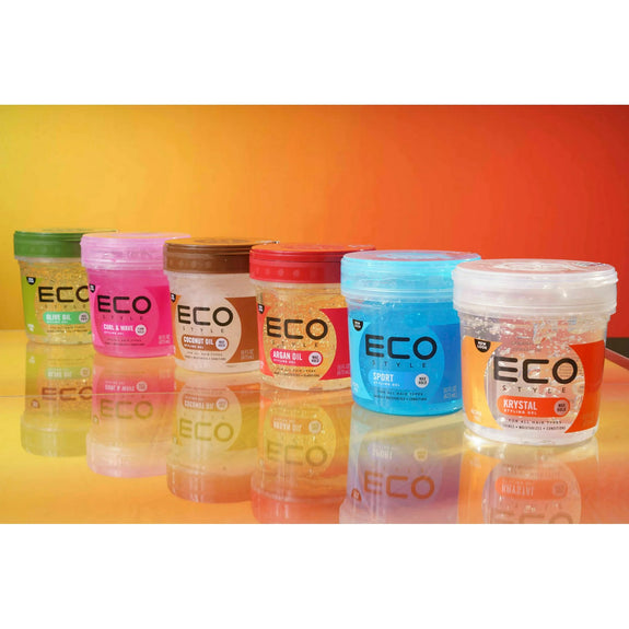 ECO STYLER BLACK CASTOR & FLAXSEED OIL HAIR STYLING  GEL