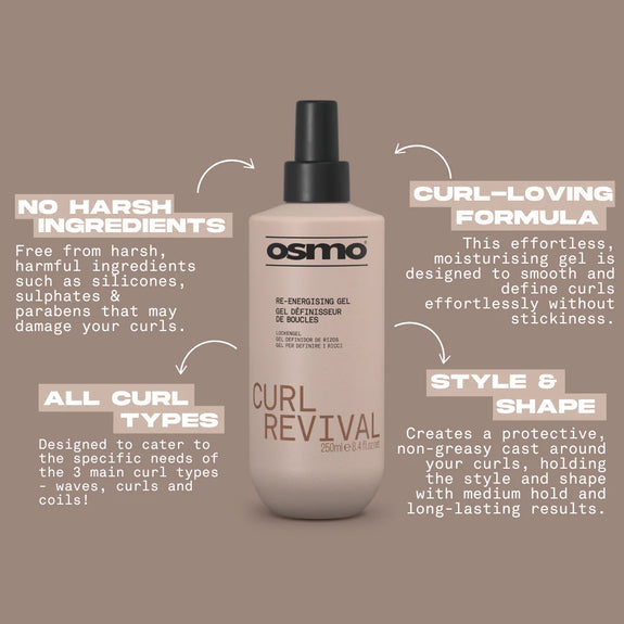 OSMO CURL REVIVAL RE-ENERGISING GEL 250 ML