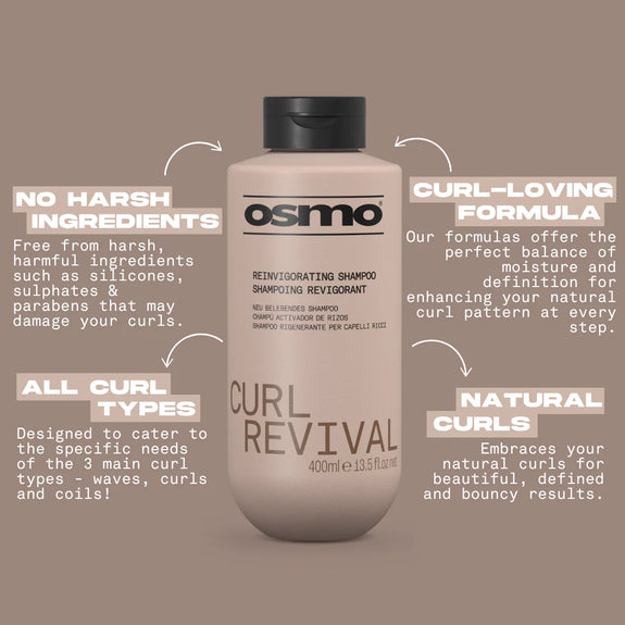 OSMO CURL REVIVAL REINVIGORATING SHAMPOO 400 ML