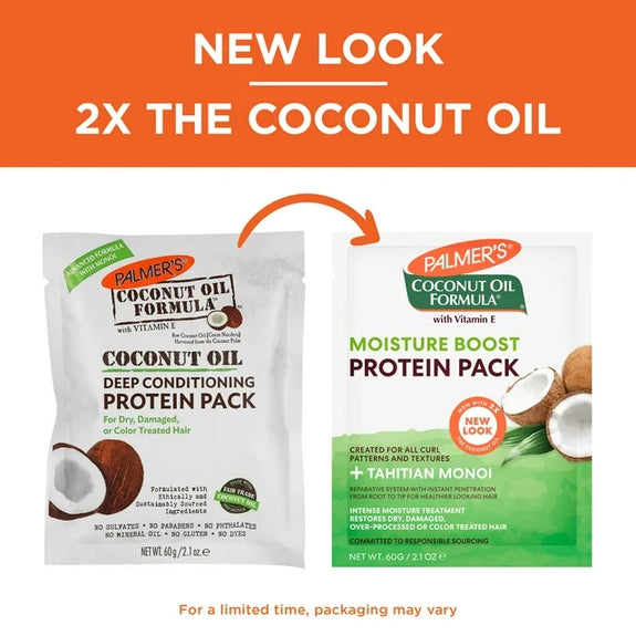 Palmer's Coconut Oil Formula Moisture Boost Protein Pack, 2.1 oz.