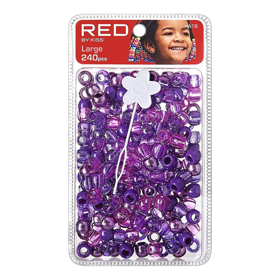 RED BY KISSS Large Hair Beads (240pcs)