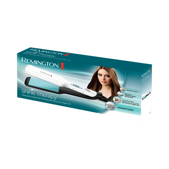 REMINGTON SHINE THERAPY WIDE PLATE STRAIGHTENER