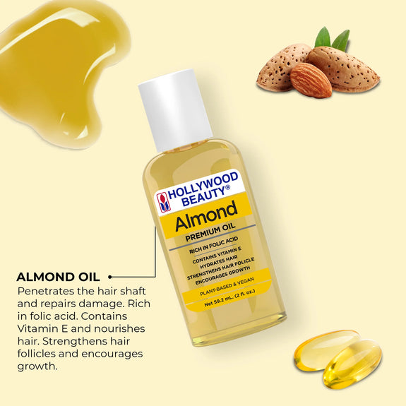 Hollywood Beauty Almond Premium Oil 59.2ml