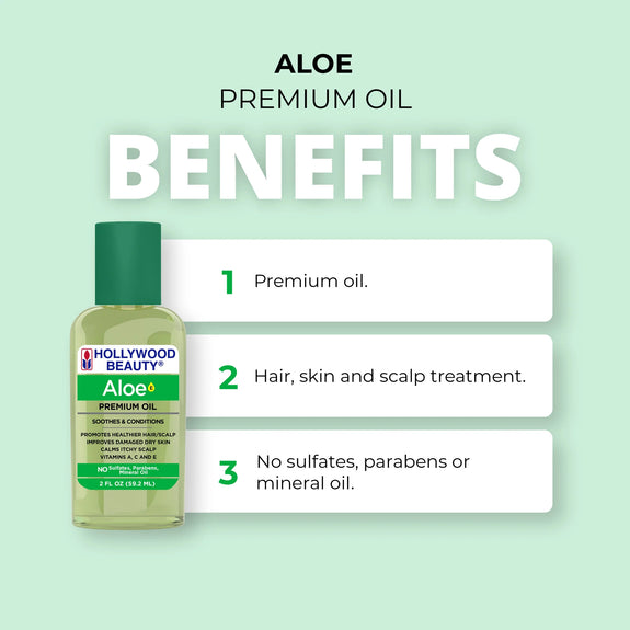 Hollywood Beauty Premium Aloe Oil 59.2ml