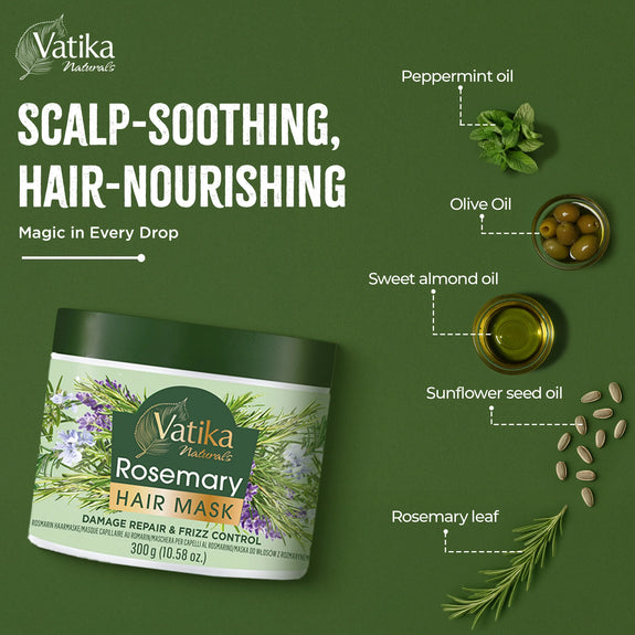 Vatika Natural Rosemary Hair Mask - 300 ml