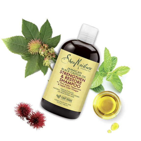 Shea Moisture Jamaican Black Castor Oil Strengthen & Restore Shampoo