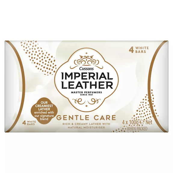 Imperial Leather Gentle Care Soap Bars 4x100g