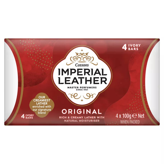 Imperial Leather Original Soap Bars 4x100g