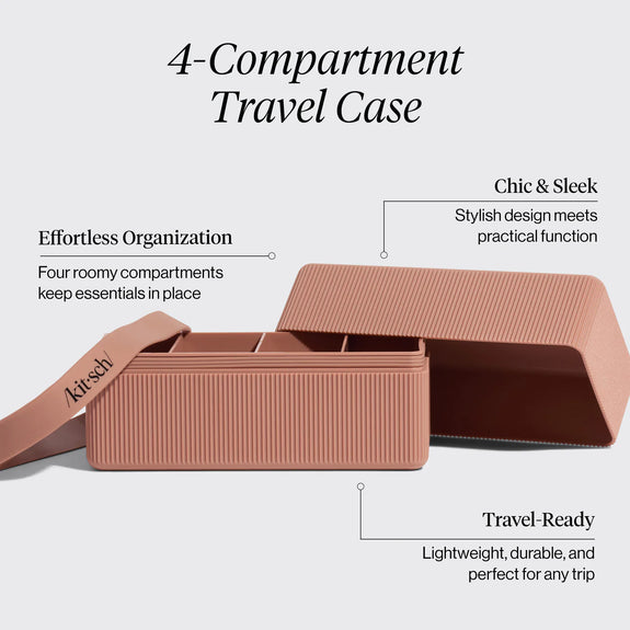 kitsch 4-Compartment Travel Case