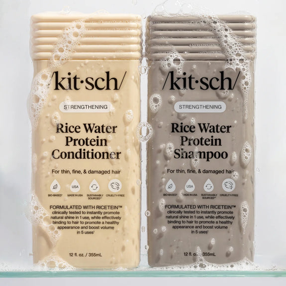 Kitsch Strengthening Rice Water Shampoo & Conditioner Combo