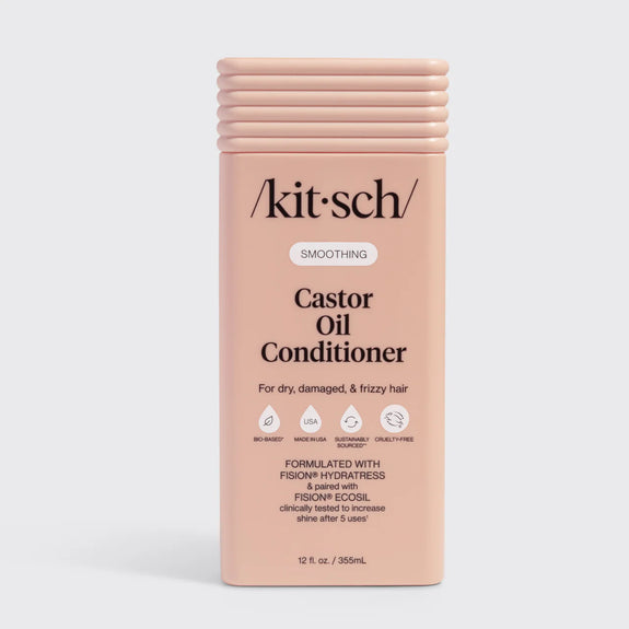 Kitsch Smoothing Castor Oil Shampoo & Conditioner Combo