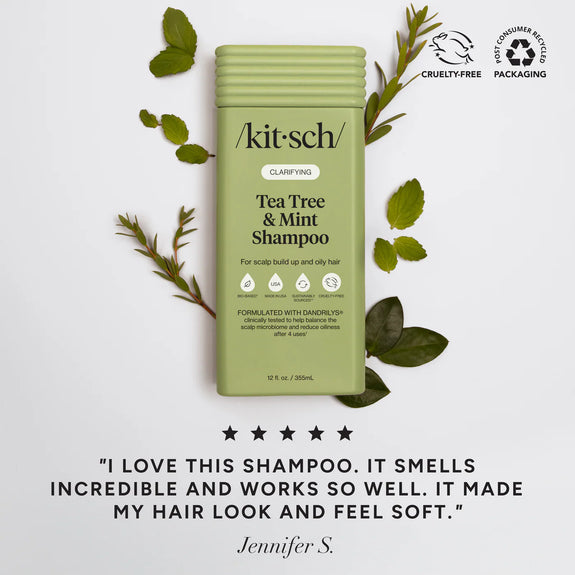 Kitsch Clarifying Tea Tree & Mint Shampoo 355ml