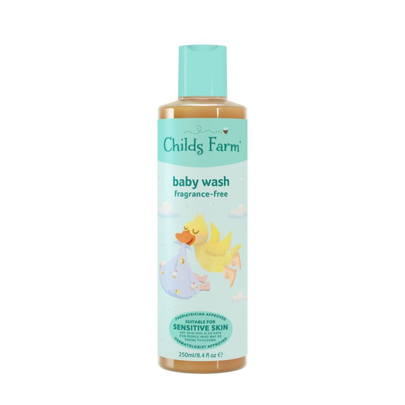 CHILD FARM BABY WASH FRAGRANCE FREE 250ML