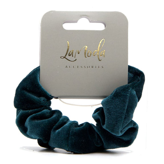 LA MODA VELVET SCRUNCHIES