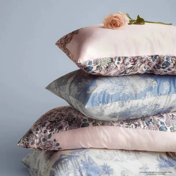 Kitsch Bridgerton X Satin Pillowcase in Wisteria - King