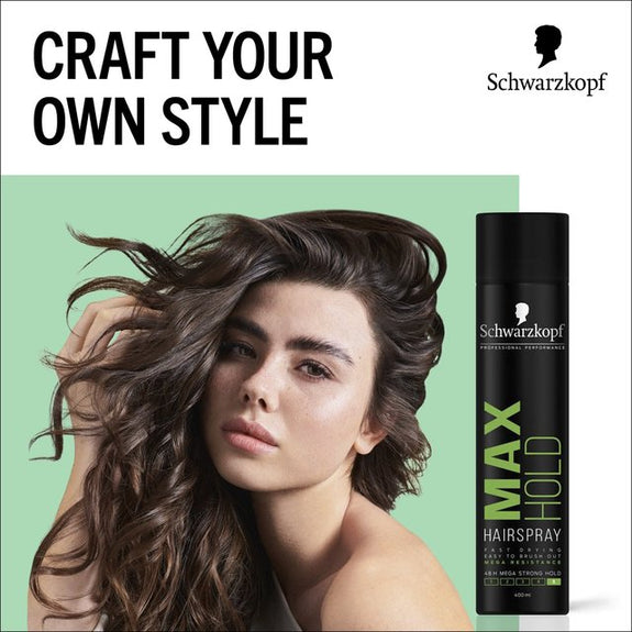 SCHWARZKOPF STYLING | STYLING Max Hold Hairspray 400ml