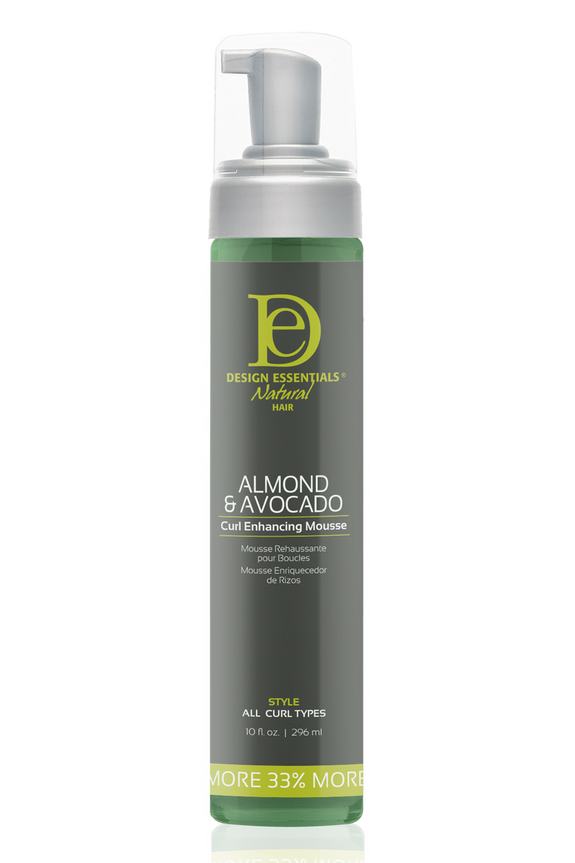 DESIGN ESSENTIALS Almond & Avocado Curl Enhancing Mousse-10 OZ