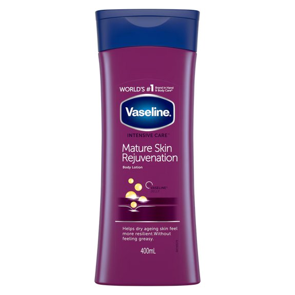 VASELINE INTENSIVE CARE  MATURE SKIN REJUVENATION LOTION 400ML