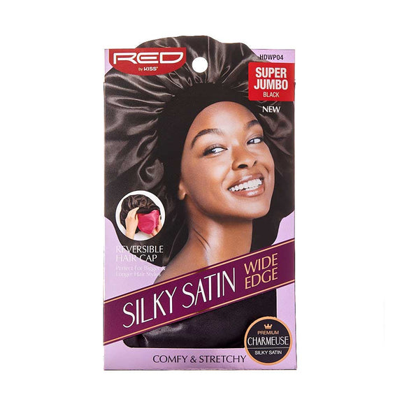 RED BY KISS Reversible Silky Satin Hair Cap