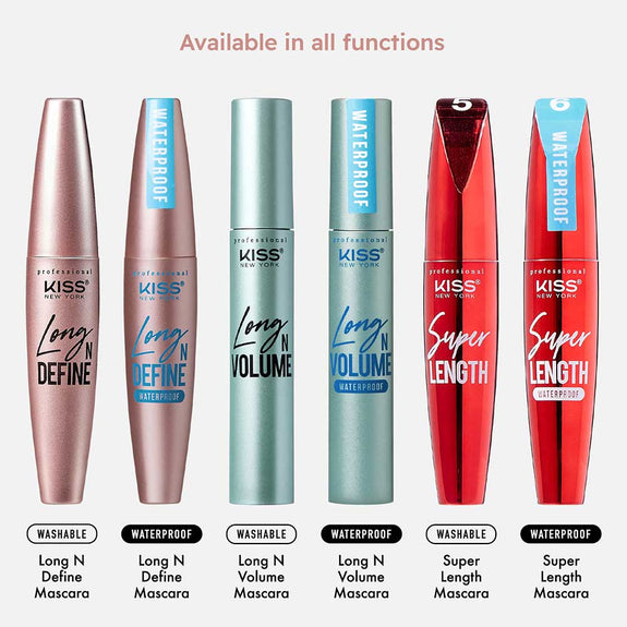 Kiss New York Long N Define Mascara Waterproof