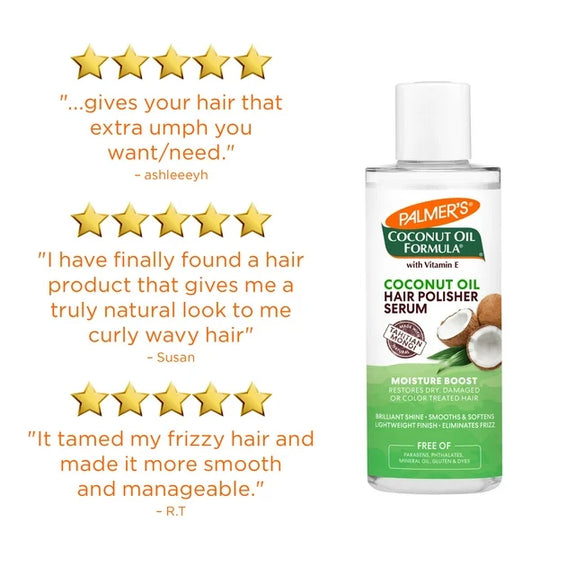 Palmer's Coconut Oil Formula Hair Polisher Serum, 6 fl. oz.