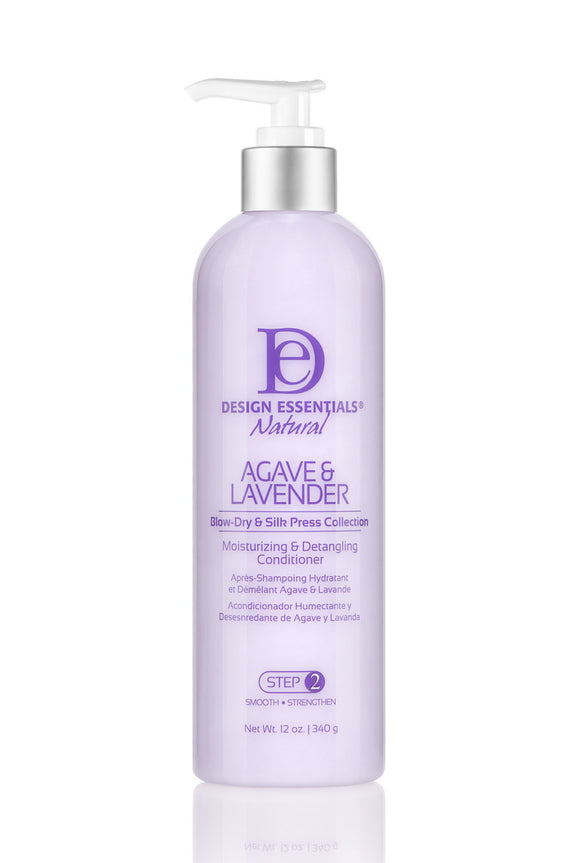 DESIGN ESSENTIALS Agave & Lavender Moisturizing & Detangling Conditioner-12 OZ