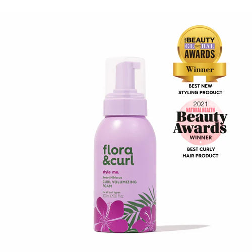 FLORA & CURL Style Me. Sweet Hibiscus Curl Volumizing Foam-300ML