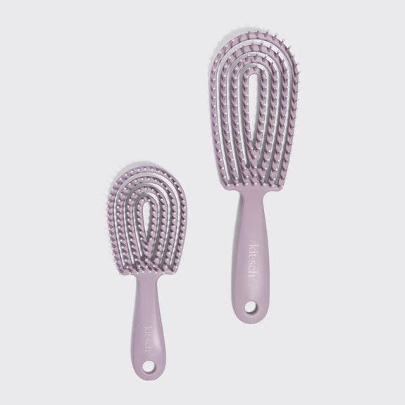 Kitsch Detangling Duo 2pc Set - Soft Violet