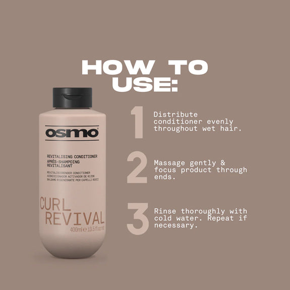 OSMO CURL REVIVAL REVITALISING CONDITIONER 400ML
