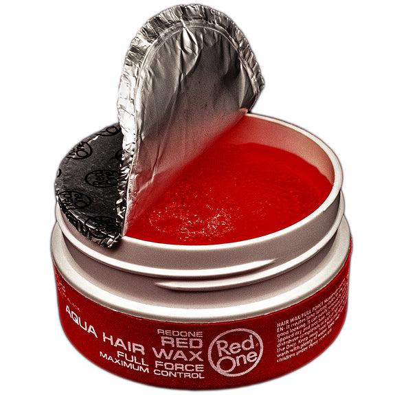 Redone Red Aqua Hair Wax 150ml | Full Force | Strong Hold | Shine Look | Maximum Control