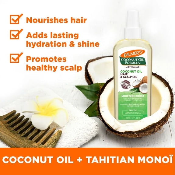 Palmer's Coconut Oil Formula Moisture Boost Hair & Scalp Oil, 5.1 fl. oz