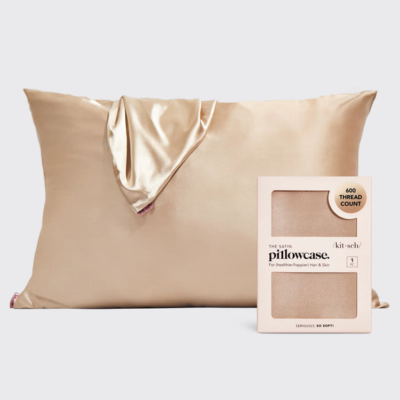 KITSCH Satin Pillowcase - Champagne