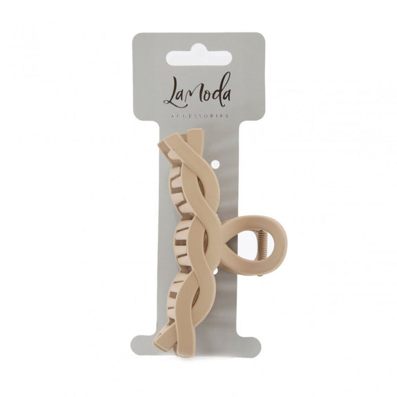 LA MODA SOFT TOUCH PLAITED CLAW CLAMP