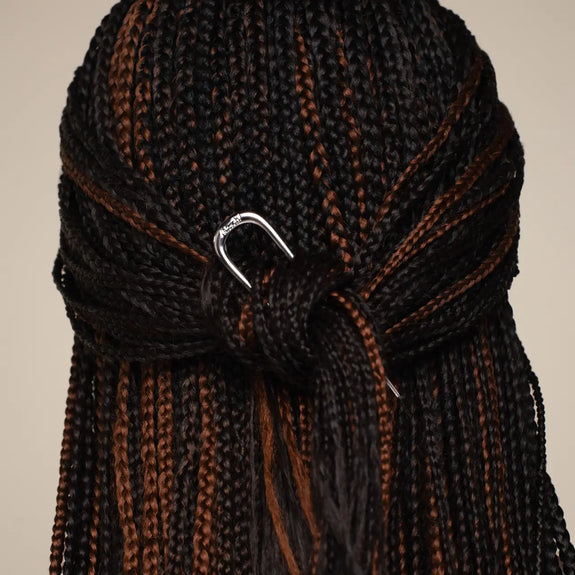 Kitsch Mini Metal French Hair Pin & Clips 3pc Set - Silver