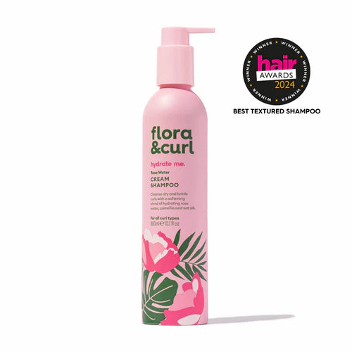 FLORA & CURL Hydrate Me Rose Water Cream Shampoo-300ML